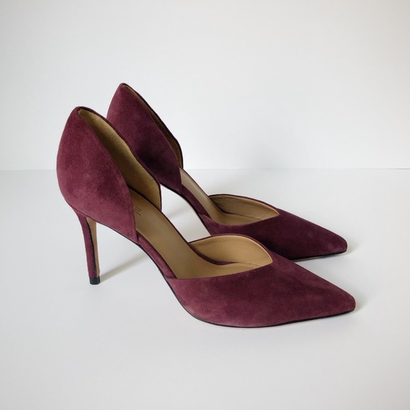 Vince Paulette Suede D’Orsay Pump - Picture 2 of 8